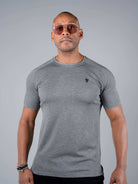 Tri-Motion Split T-Shirt - Heather Grey - S - TRIMODE