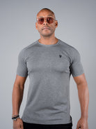 Tri-Motion Split T-Shirt - Heather Grey - TRIMODE