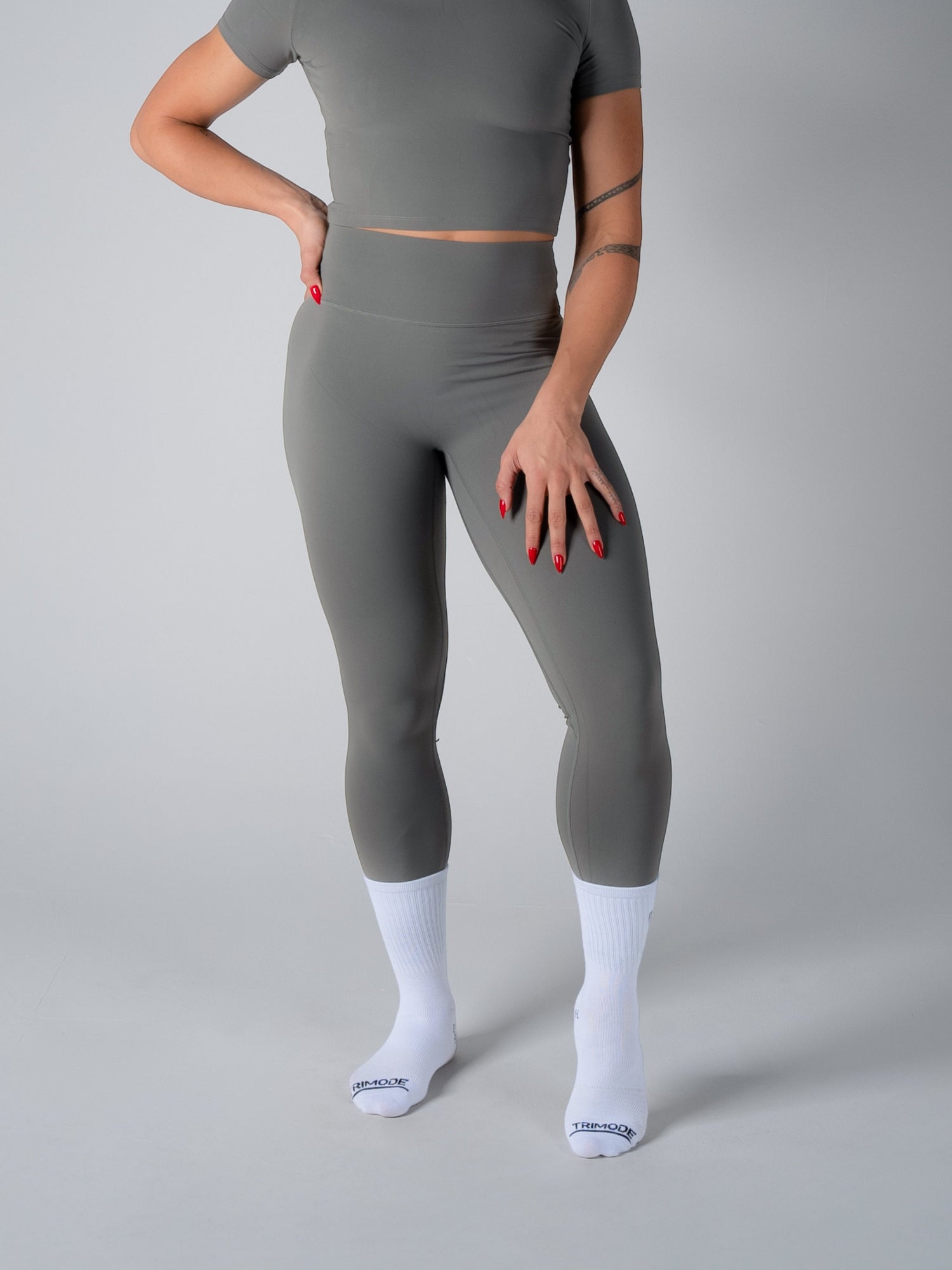 Tri-Active Leggings - Lunar Grey - XS - TRIMODE