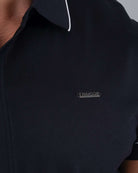 Tri-Knit Button Polo - Onyx Black - S - TRIMODE