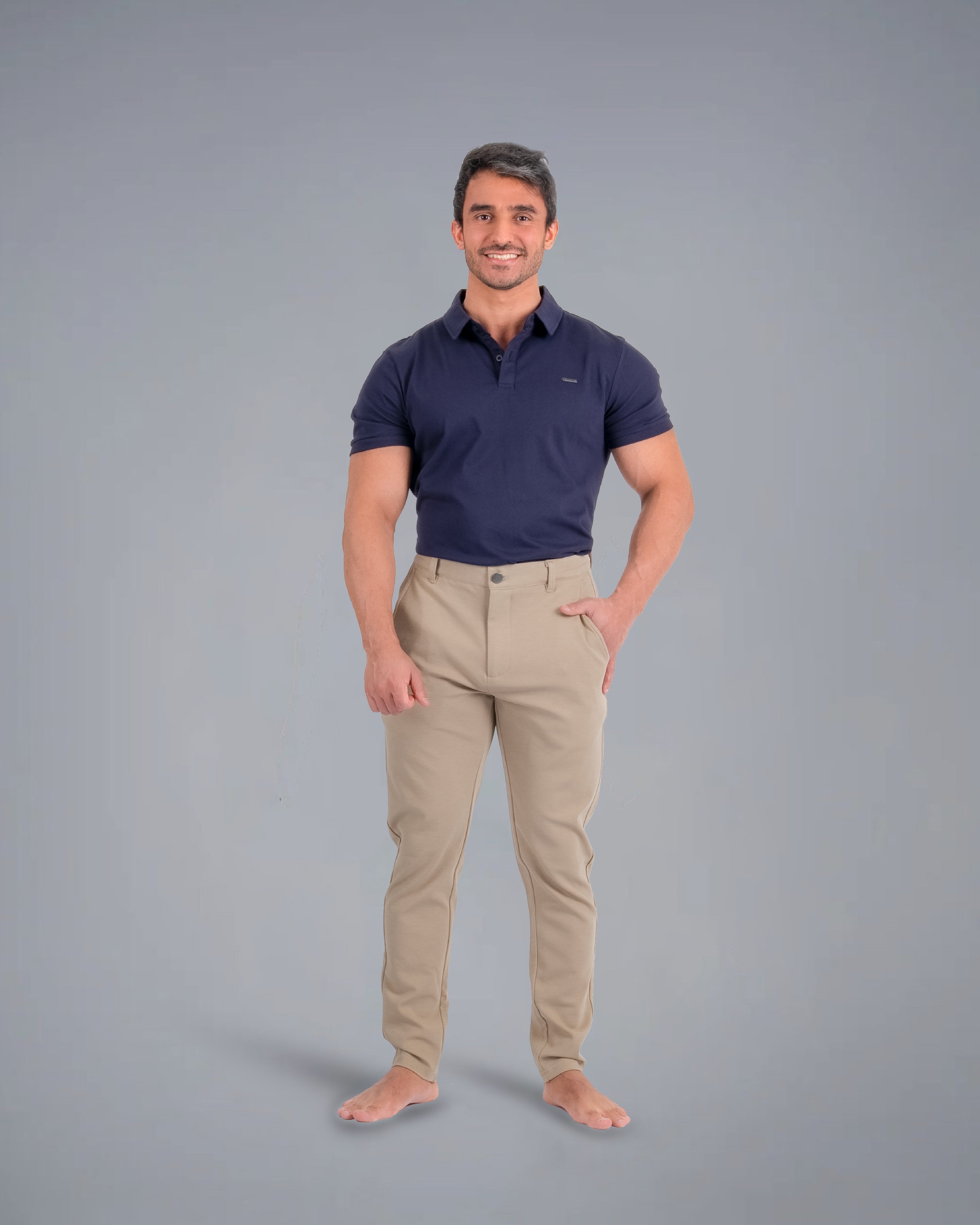 Tri-Lux Zipper Pants - Desert Sand