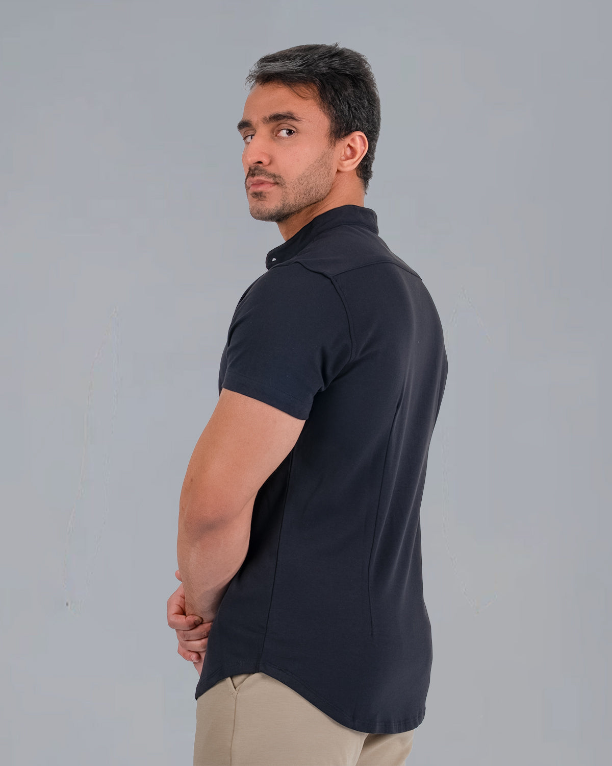 Tri-Frost Button Shirt - Black - S - TRIMODE