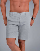 Tri-Lux Zipper Shorts - Feather Grey - S - TRIMODE