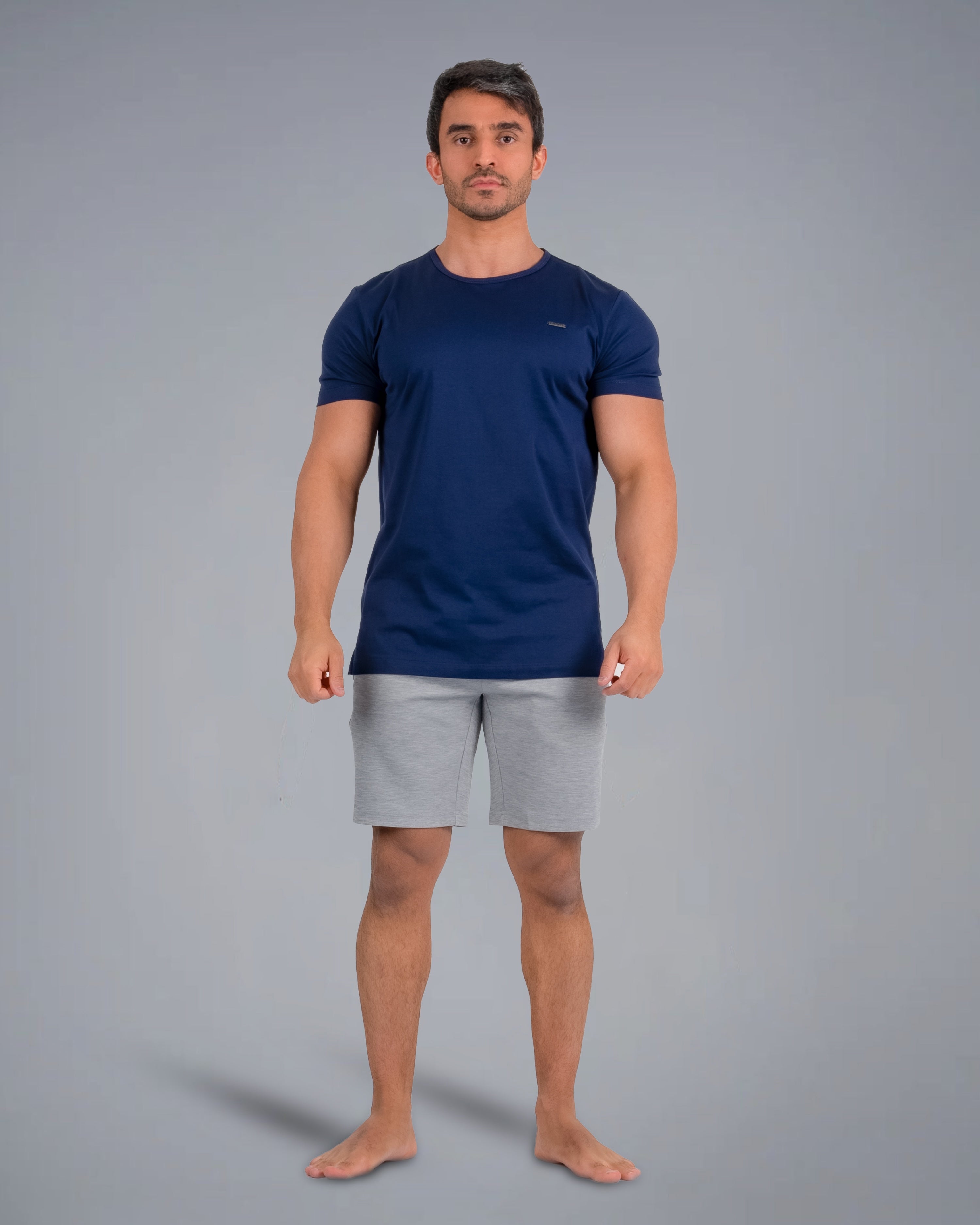 Tri-Lux Zipper Shorts - Feather Grey - S - TRIMODE