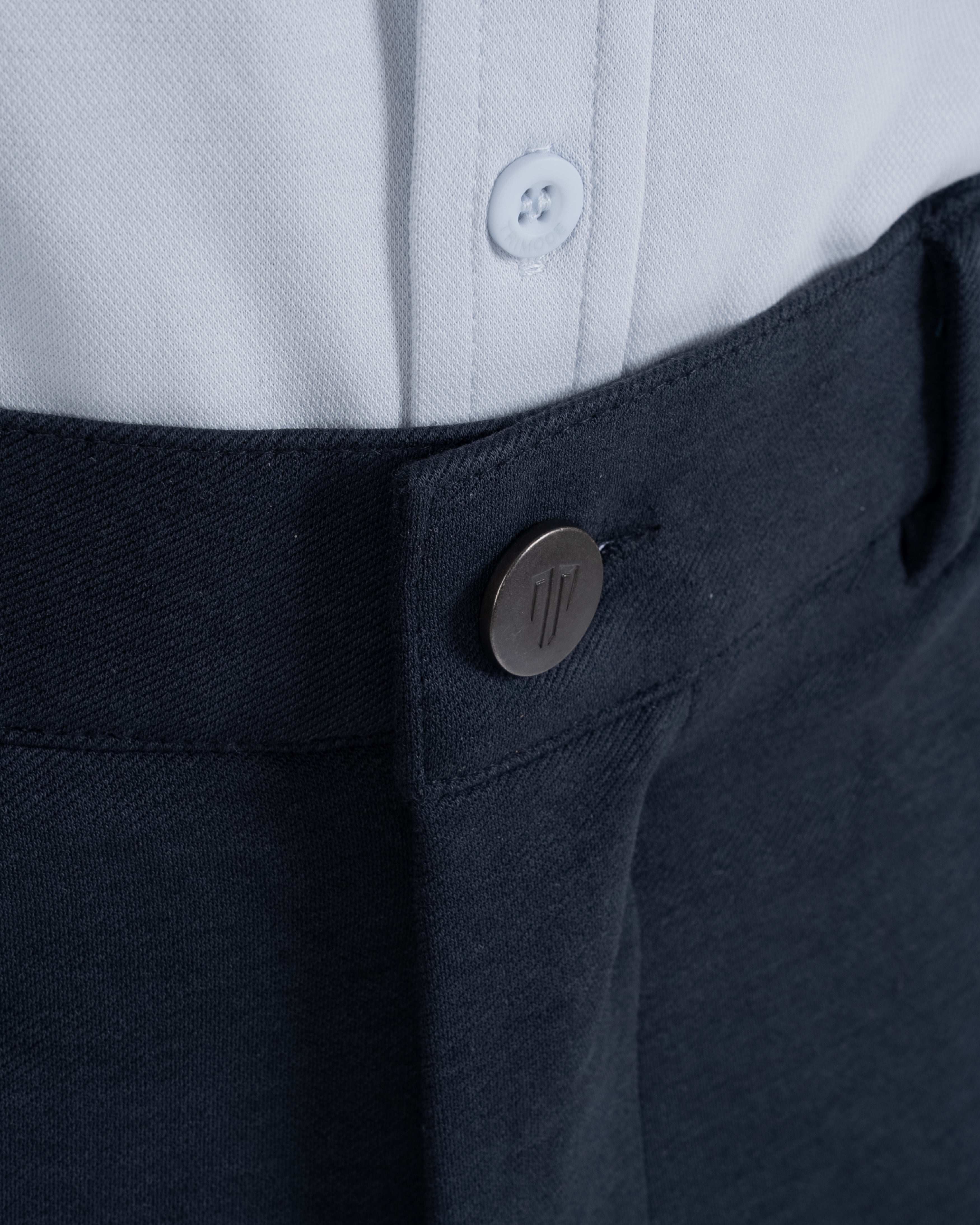 Tri-Lux Zipper Pants - Charcoal Blue - S - TRIMODE