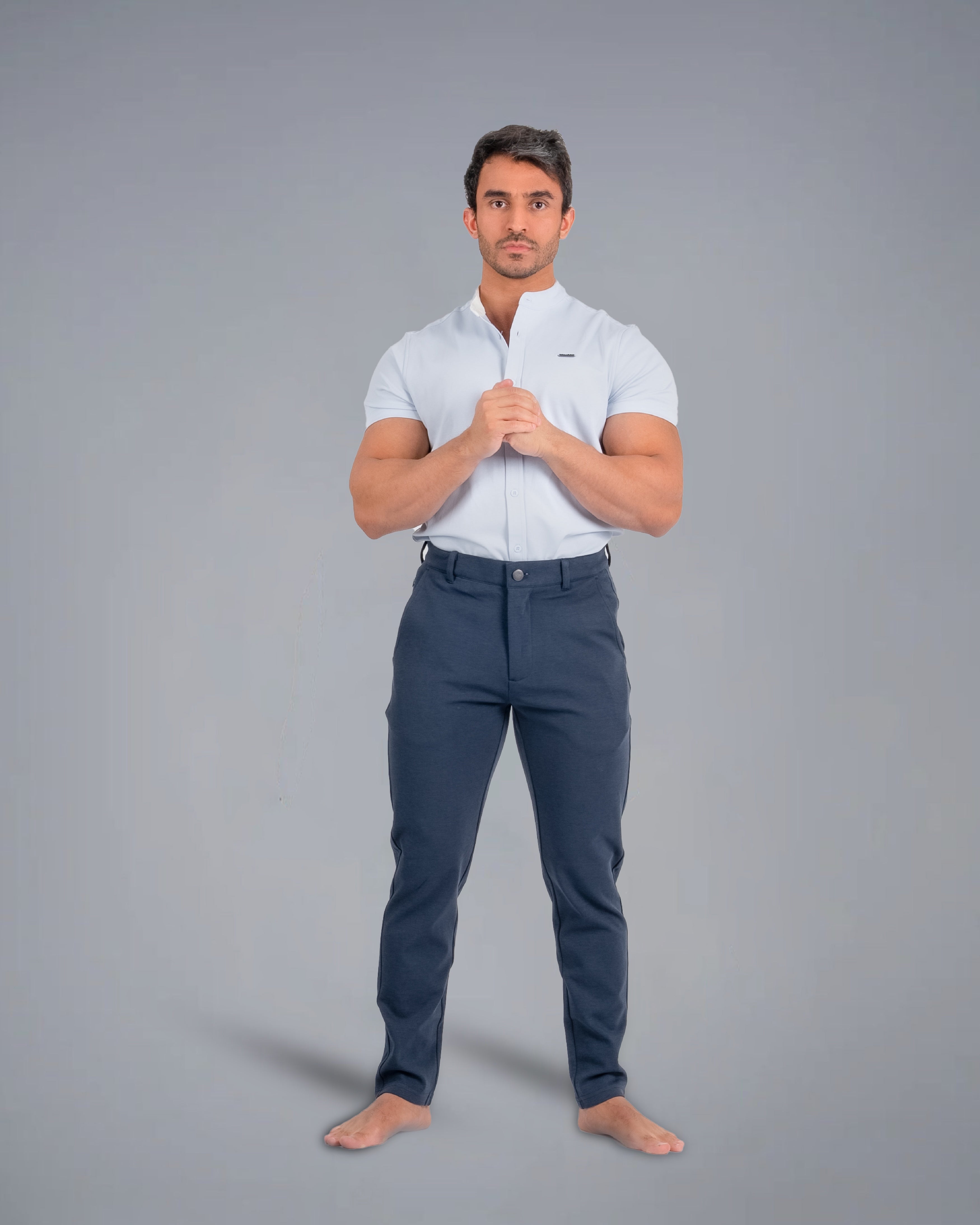 Tri-Lux Zipper Pants - Charcoal Blue - S - TRIMODE