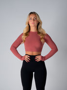 Tri-Active Crop Long Sleeve - Redwood - TRIMODE