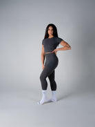 Tri-Active Leggings - Iron Grey - TRIMODE