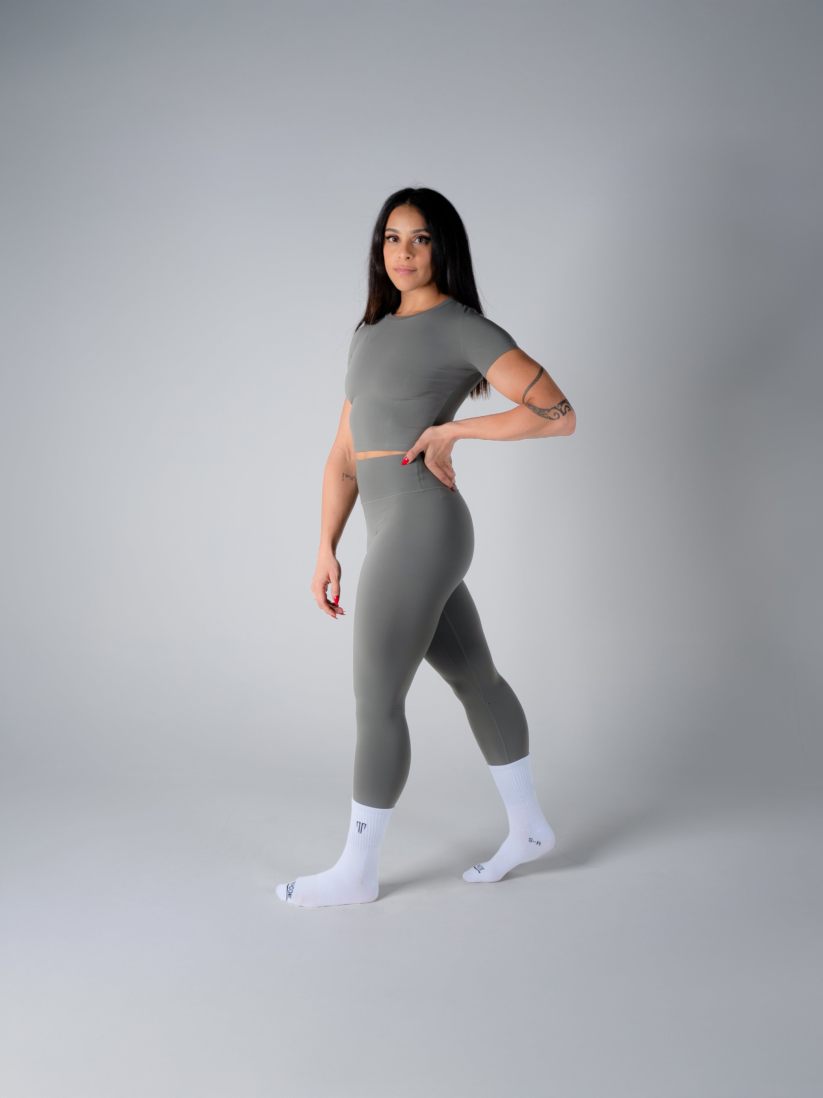 Tri-Active Leggings - Lunar Grey - TRIMODE