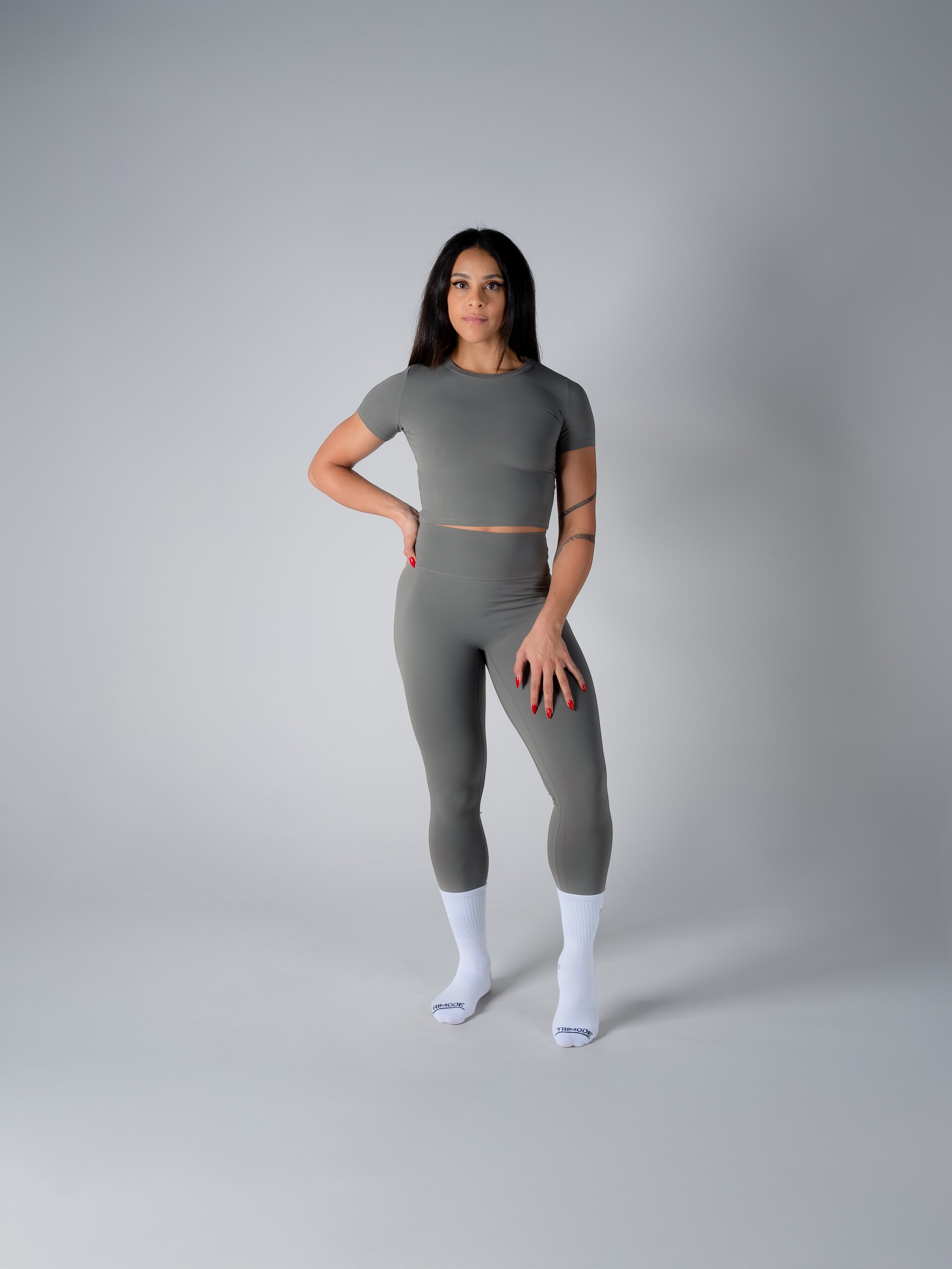 Tri-Active Leggings - Lunar Grey - TRIMODE